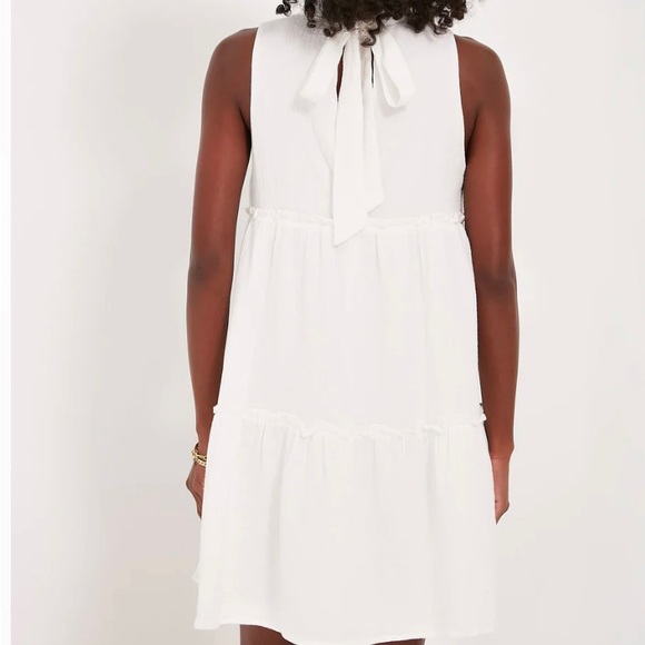 Pomander place tuckernucker white Gauze a line swing Morgan Dress xxxl 3XL NWOT - Picture 2 of 7